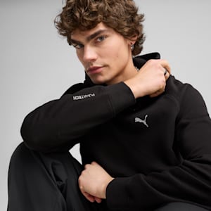 PUMATECH DELTAKNIT Men's Relaxed Fit Hoodie, PUMA Black, extralarge-IND
