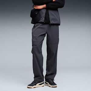 PUMATECH Men's Relaxed Fit Cargo Pants, Dusky Gray, extralarge-IND