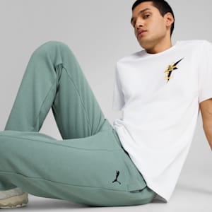 Road To Unity Men's Sweat Pants, Green Moon, extralarge-IND