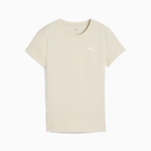 Playera semi-ajustada Essentials para mujer, Alpine Snow, extralarge