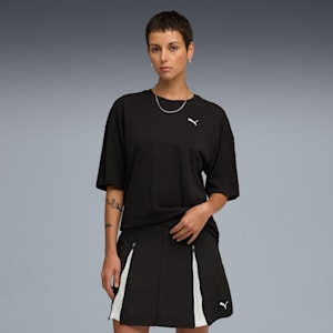 Playera oversize WARDROBE Essentials para hombre, PUMA Black, extralarge