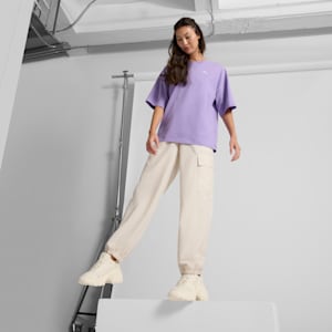 Playera oversize WARDROBE Essentials para hombre, Lavender Alert, extralarge