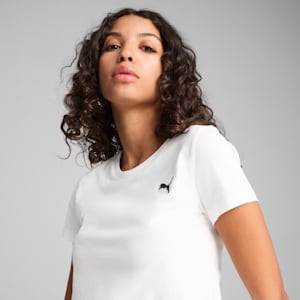 Wardrobe Essentials Women's Baby Tee, PUMA White, extralarge