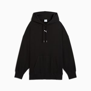 sudadera con capucha WARDROBE Essentials para mujer, PUMA Black, extralarge