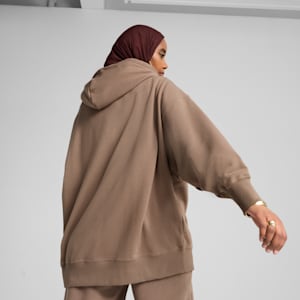 sudadera con capucha WARDROBE Essentials para mujer, Totally Taupe, extralarge