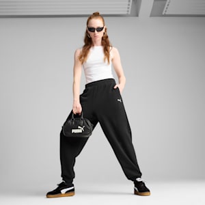 Pants holgados WARDROBE Essentials para mujer, PUMA Black, extralarge