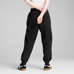 Pants holgados WARDROBE Essentials para mujer, PUMA Black, extralarge