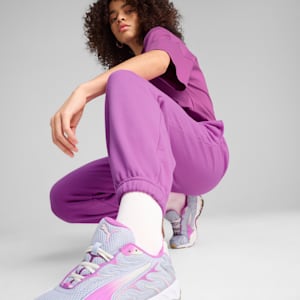 Wardrobe Essentials Women's Relaxed Sweatpants, Wild Berry, extralarge
