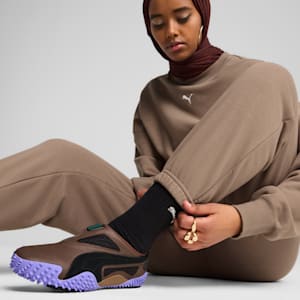 Wardrobe Essentials Women's Relaxed Sweatpants, Totally Taupe, extralarge