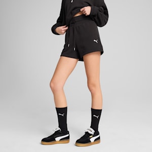 Shorts para mujer 4 pulgadas Wardrobe Essentials, PUMA Black, extralarge