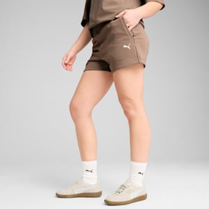 Shorts WARDROBE Essentials para mujer, Totally Taupe, extralarge