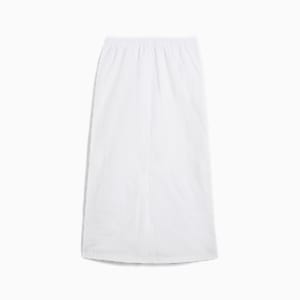 Jupe longue tissée WARDROBE ESSENTIALS Femme, PUMA White, extralarge