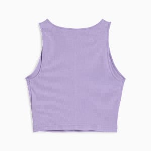 Playera corta WARDROBE Essentials para mujer, Lavender Alert, extralarge