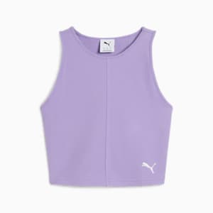 Playera corta WARDROBE Essentials para mujer, Lavender Alert, extralarge