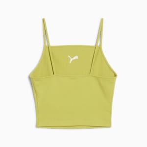 Playera acanalada sin mangas para mujer WARDROBE ESSENTIALS, Sea Kelp, extralarge