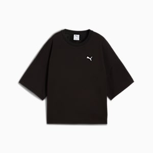 T-shirt décontracté épais WARDROBE ESSENTIALS Femme, PUMA Black, extralarge