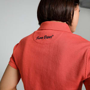 PREMIUM Women's Slim Fit Polo, Red Fire, extralarge-IND