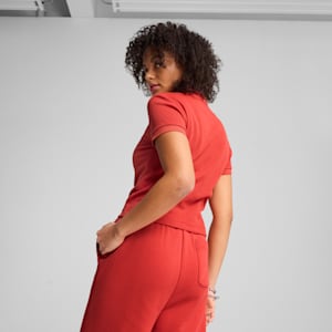 Polo Premium Essentials Femme, Red Fire, extralarge