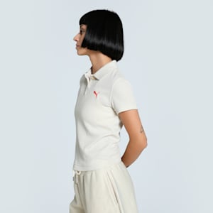 PREMIUM Women's Slim Fit Polo, Alpine Snow, extralarge-IND
