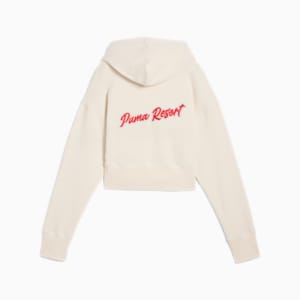 Sudadera relajada y estampada con capucha para mujer Premium Essentials, Alpine Snow, extralarge