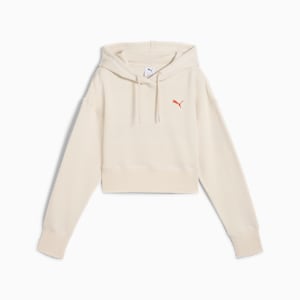 Sudadera relajada y estampada con capucha para mujer Premium Essentials, Alpine Snow, extralarge