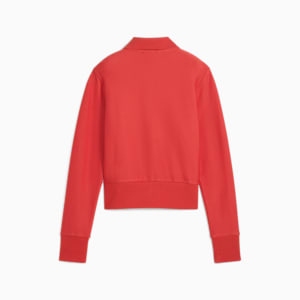 Premium Essentials Women's Knitted Cardigan, Red Fire, extralarge