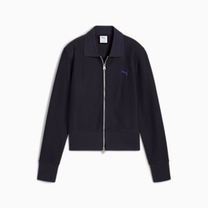 Premium Essentials Women's Knitted Cardigan, New Navy, extralarge