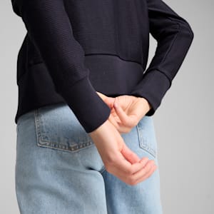 Chamarra tipo cárdigan para mujer Premium Essentials, New Navy, extralarge