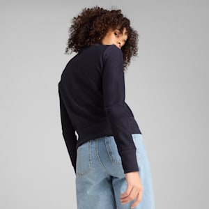 Premium Essentials Women's Knitted Cardigan, New Navy, extralarge