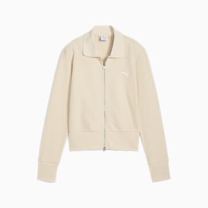 Chamarra tipo cárdigan para mujer Premium Essentials, Alpine Snow, extralarge