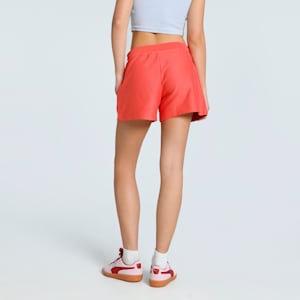 PREMIUM Women's A-Line Jacquard 4'' Shorts, Red Fire, extralarge-IND