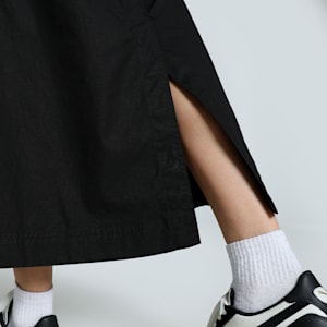 FUTURE..ARCHIVE Women's Zip-Off Woven Maxi Skirt, PUMA Black, extralarge-IND