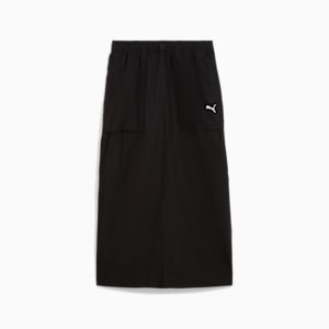 Maxifalda de tejido con cierre para mujer FUTURE ARCHIVE, PUMA Black, extralarge