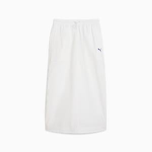 FUTURE..ARCHIVE Women's Zip-Off Woven Maxi Skirt, PUMA White, extralarge-IND