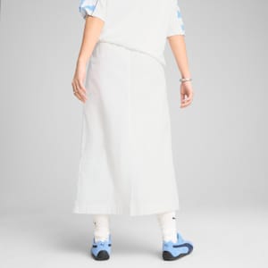 FUTURE..ARCHIVE Women's Zip-Off Woven Maxi Skirt, PUMA White, extralarge-IND