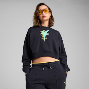 Sudadera oversize Road To Unity para mujer, New Navy, extralarge