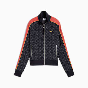 Road To Unity Women's Printed Track Jacket, New Navy-AOP, extralarge-IND
