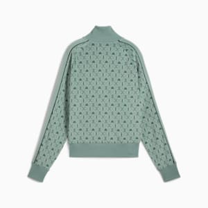 Road To Unity Women's Printed Track Jacket, Green Moon-AOP, extralarge-IND