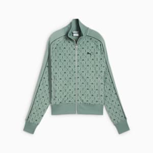 Road To Unity Women's Printed Track Jacket, Green Moon-AOP, extralarge-IND