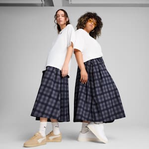 Falda plisada Road To Unity para mujer, New Navy, extralarge