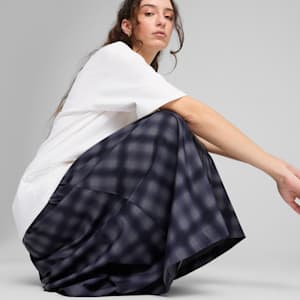 Falda plisada Road To Unity para mujer, New Navy, extralarge