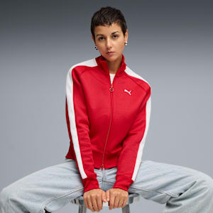 T7 ALWAYS ON Women's Short Track Jacket, For All Time Red, extralarge