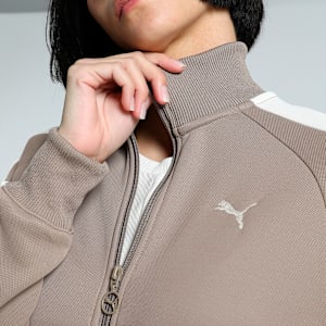 T7 ALWAYS ON Women's Short Track Jacket, Totally Taupe, extralarge-IND