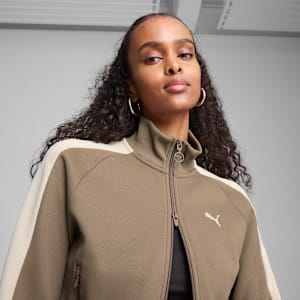 T7 ALWAYS ON Women's Short Track Jacket, Totally Taupe, extralarge