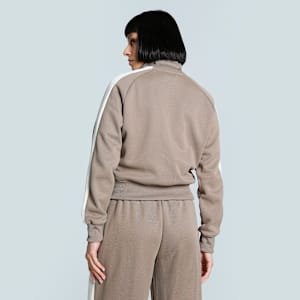 T7 ALWAYS ON Women's Short Track Jacket, Totally Taupe, extralarge-IND