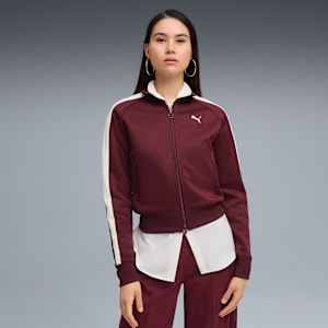 T7 ALWAYS ON Women's Short Track Jacket, Ruby Shimmer, extralarge