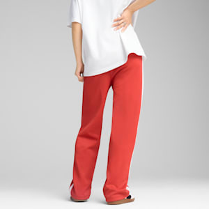 Pants rectos T7 ALWAYS ON para mujer, Red Fire, extralarge