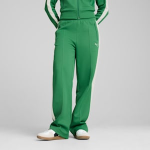 Pants rectos T7 ALWAYS ON para mujer, Archive Green, extralarge