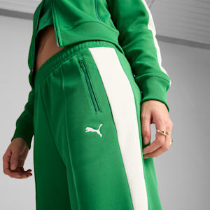 Pants rectos T7 ALWAYS ON para mujer, Archive Green, extralarge
