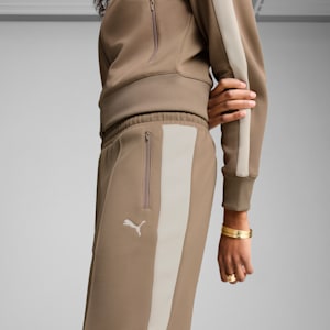Pants rectos T7 ALWAYS ON para mujer, Totally Taupe, extralarge